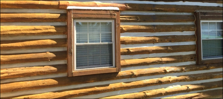 Log Home Whole Log Replacement  Parrott, Virginia